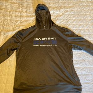SILVER BAIT, grey XL hoodie